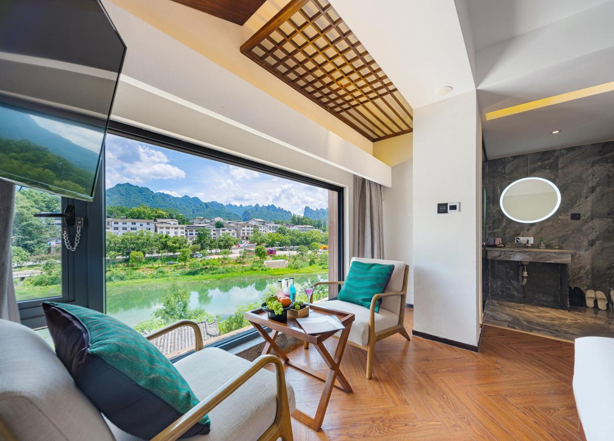 Erside Peak Lodge Zhangjiajie Wulingyuan National Park Čang-ťia-ťie Exteriér fotografie