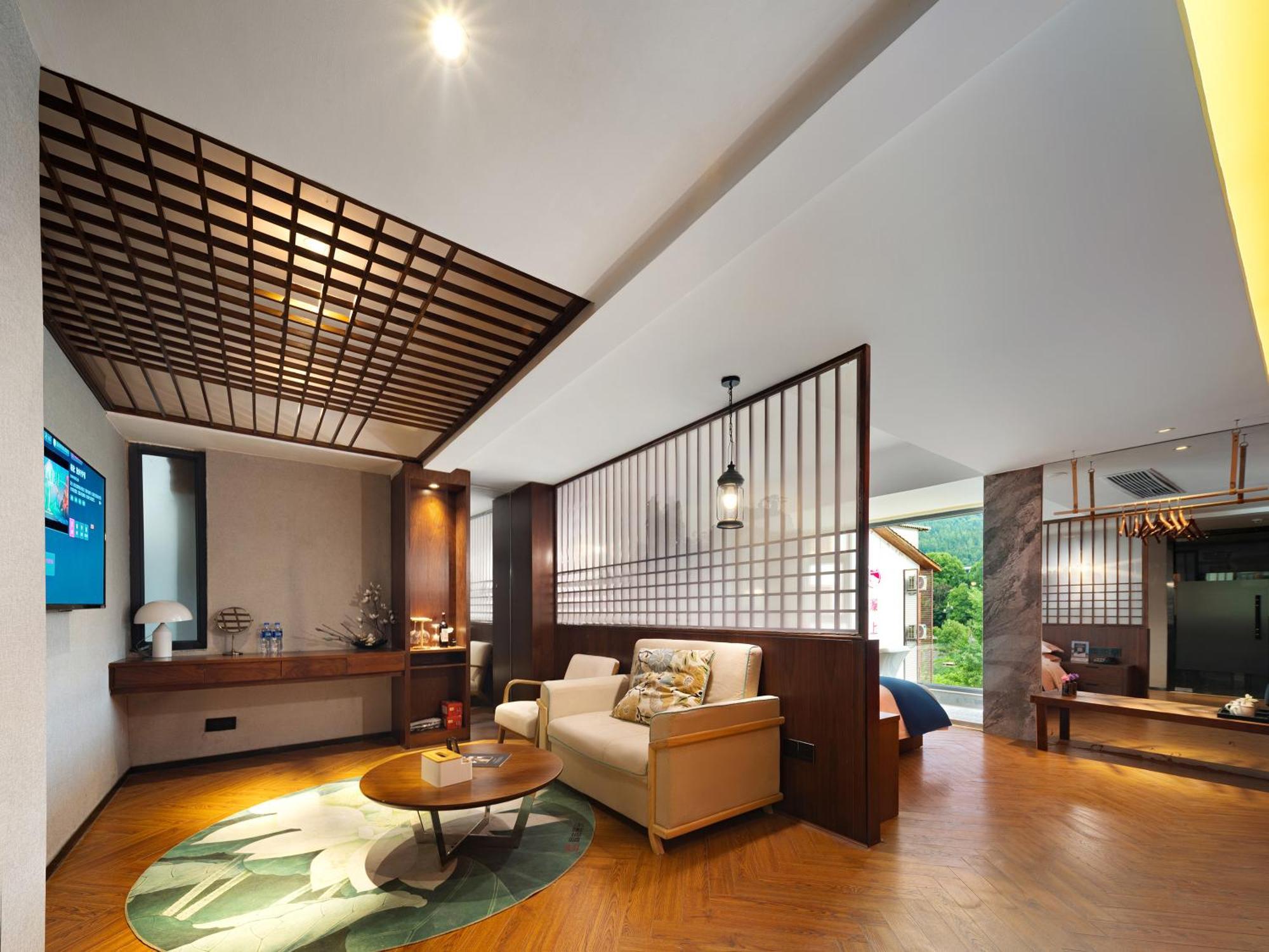 Hotel 張家界武陵源北岸輕奢客棧 森林公園店 Čang-ťia-ťie Exteriér fotografie